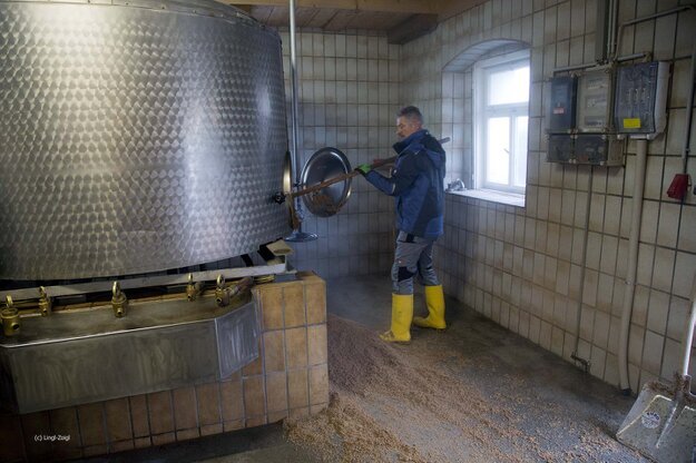 Zoigl Bilder zum Zoiglbrauvorgang